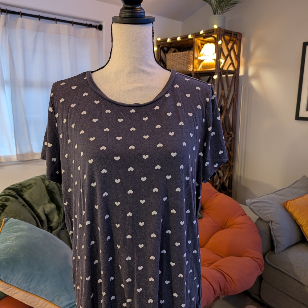 Torrid Super Soft Heart Print Tee